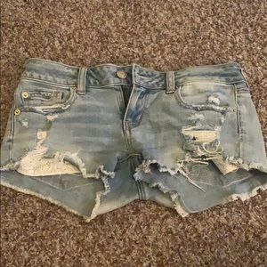 american eagle outfitters jean shorts